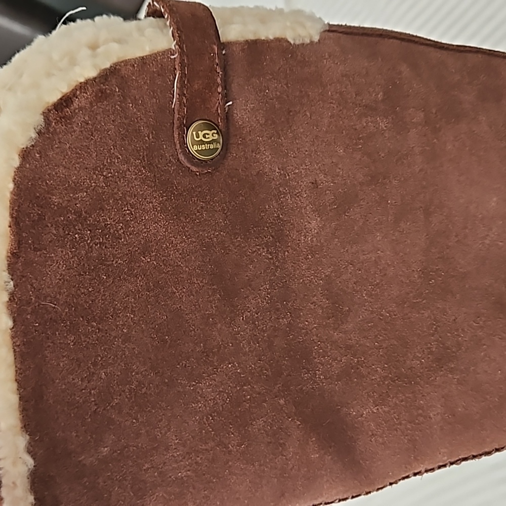 Ugg brown suede knee high boots size 7 - Picture 2 of 4